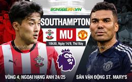 Nhận định Southampton vs MU (18h30 ngày 14/9): Áp lực ngàn cân